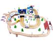 149pcs wooden railroad train set